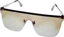 Load image into Gallery viewer, Converse Mens Flat Front Mount Gunmetal/Metal Shield Sunglass, Smoke Flash Lens H119