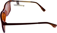 Load image into Gallery viewer, Converse Mens Matte Tortoise Plastic Rectangle Sunglass, Brown Lens H115