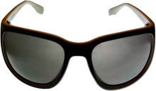Load image into Gallery viewer, Converse Mens Black White Rectangle Wrap Plastic Sunglass, H118