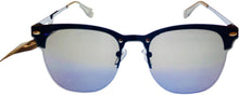 Load image into Gallery viewer, Converse Mens Navy Square Rimless Metal Sunglass, Light Smoke Lens H105