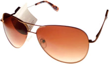 Load image into Gallery viewer, Converse Mens Gold Metal Aviator Sunglass, Brown Gradient Lens H112 Converse