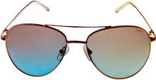 Load image into Gallery viewer, Esprit Women's Sunglasses Gold Metal Aviator ET39095. 547