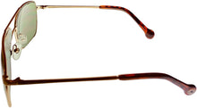 Load image into Gallery viewer, Converse Mens Gold Metal Rectangle Aviator Sunglass, Green Lens H080 Converse