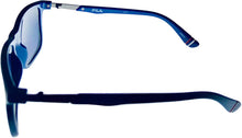 Load image into Gallery viewer, Fila Mens Matte Black Blue Front Rectangle Sunglass SF9286 05G3 Fila