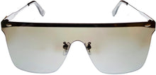 Load image into Gallery viewer, Converse Mens Flat Front Mount Gunmetal/Metal Shield Sunglass, Smoke Flash Lens H119
