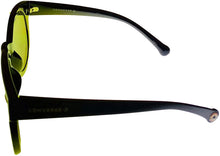 Load image into Gallery viewer, Converse Womens Black Plastic Round Sunglass, Silver Flash Lens H084