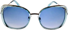 Load image into Gallery viewer, Isaac Mizrahi Womens Blue Square Plastic Sunglass IM31253 Blue Isaac Mizrahi