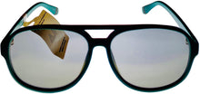 Load image into Gallery viewer, Fila Mens Plastic Matt Green Rectangle Aviator Sunglass, Flash Lens SF9339 B56G Fila