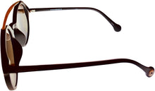 Load image into Gallery viewer, Converse Womens Matte Black Plastic Round Sunglass, Silver Flash Lens H086