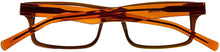 Load image into Gallery viewer, Converse Mens Brown Orange Ophthalmic Soft Rectangle Plastic Frame K003 48mm Converse
