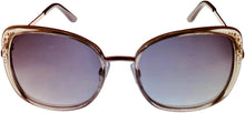 Load image into Gallery viewer, Isaac Mizrahi Womens Crystal Grey Square Plastic Sunglass IM31253 GR Isaac Mizrahi