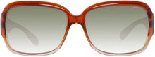 Load image into Gallery viewer, Esprit Women's ET 19451 573 Sunglasses Brown Fade Rectangle Plastic Esprit