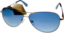 Load image into Gallery viewer, Converse Mens Silver Metal Aviator Sunglass, Smoke Gradient Lens H112 Converse