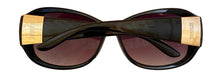 Load image into Gallery viewer, Reaction Sunglass Womens Black Rectangle Plastic, Gradient Lens KC1101. 1B