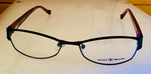 Load image into Gallery viewer, Lucky Brand Womens Ophthalmic Eyeglass Soft Rectangle Black Metal Delilah 52mm
