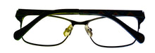 Load image into Gallery viewer, Lucky Brand Mens Black Soft Rectangle Metal Frame Tides 54mm