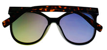 Load image into Gallery viewer, Kenneth Cole Reaction Womens Cat Eye Black Tortoise Plastic Sunglass KC1411. 1B