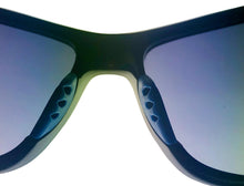 Load image into Gallery viewer, Kenneth Cole Reaction Mens Sunglass Black Rectangle Wrap, Gradient Len KC1368 1B