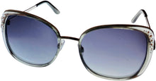 Load image into Gallery viewer, Isaac Mizrahi Womens Crystal Grey Square Plastic Sunglass IM31253 GR Isaac Mizrahi