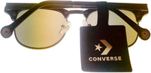 Load image into Gallery viewer, Converse Mens Soft Square Plastic Black/Gunmetal Sunglass, Smoke Lens H074