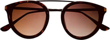 Load image into Gallery viewer, Isaac Mizrahi Womens Tortoise Round Plastic Sunglass IM31261 TT Isaac Mizrahi