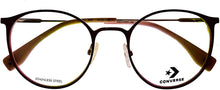 Load image into Gallery viewer, Converse Mens Soft Round Metal Red Silver Eyewear Frame Q205 50mm