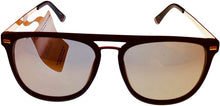 Load image into Gallery viewer, Fila Mens Matte Black Soft Square Metal Sunglass, Flash Lens SF9341 U28G Fila