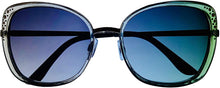 Load image into Gallery viewer, Isaac Mizrahi Womens Crystal Grey Square Plastic Sunglass IM31253 GR Isaac Mizrahi