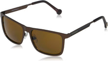 Load image into Gallery viewer, Converse Men's H077 Square Sunglasses, Brown, 57 mm Converse