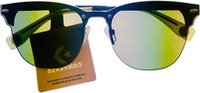 Load image into Gallery viewer, Converse Mens Navy Square Rimless Metal Sunglass, Light Smoke Lens H105