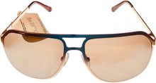 Load image into Gallery viewer, Fila Mens Matte Gold Square Aviator Sunglass SF9946 648X