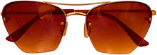 Load image into Gallery viewer, Isaac Mizrahi Womens Rose Gold Rimless Square Sunglass IM31252 RG Isaac Mizrahi