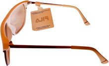 Load image into Gallery viewer, Fila Mens White Gold Rectangle Shield Plastic Wrap Sunglass, Gold Flash Lens SF9343 6VCA