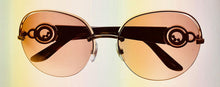Load image into Gallery viewer, Chopard Women Rose Gold Rimless Round Plastic Sunglass, Gradient Lens SCHB67S Chopard