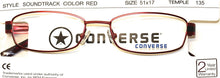Load image into Gallery viewer, Converse Eyewear Red Metal Frame Sound Track Converse