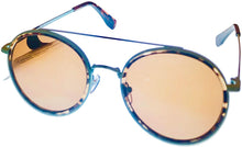 Load image into Gallery viewer, Converse Mens Tortoise Mint Round Metal Sunglass, Brown Lens H109 Converse
