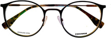 Load image into Gallery viewer, Converse Mens Soft Round Metal Black Rose Gold Eyewear Frame Q205 50mm Converse