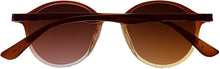 Load image into Gallery viewer, Esprit Womens Brown Fade Round Plastic Sunglass ET39124 535 Esprit