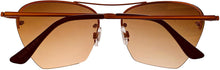 Load image into Gallery viewer, Isaac Mizrahi Womens Rose Gold Rimless Square Sunglass IM31252 RG Isaac Mizrahi