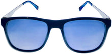 Load image into Gallery viewer, Fila Mens Black Blue Soft Square Sunglass SF9287. 0Z42