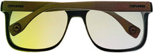 Load image into Gallery viewer, Converse Mens Matte White Gray Rectangle Wrap Plastic Sunglass, H118 Converse