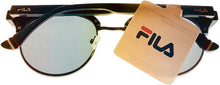 Load image into Gallery viewer, Fila Mens Matte Black Mt Gunmetal Front Soft Round Sunglass SF9945. 627 Fila