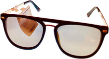 Load image into Gallery viewer, Fila Mens Matte Black Soft Square Metal Sunglass, Flash Lens SF9341 U28G Fila