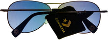 Load image into Gallery viewer, Converse Mens Silver Metal Aviator Sunglass, Smoke Gradient Lens H112 Converse