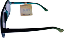 Load image into Gallery viewer, Fila Mens Plastic Matt Green Rectangle Aviator Sunglass, Flash Lens SF9339 B56G Fila