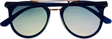 Load image into Gallery viewer, Esprit Womens Blue Round Plastic Sunglass, Blue Beige Lens ET39102 543