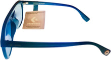 Load image into Gallery viewer, Converse Mens Matte Navy Plastic Rectangle Top Brow Aviator Sunglass, Brown Lens H108 Converse