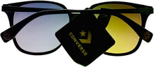 Load image into Gallery viewer, Converse Mens Black Soft Square Plastic Sunglass, Gradient Lens H113