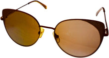 Load image into Gallery viewer, Isaac Mizrahi Womens Dark Brown Metal Cateye Sunglass IM31263 BR Isaac Mizrahi
