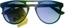 Load image into Gallery viewer, Fila Mens Black Grey Silver Front Soft Round Sunglass SF9284 Z42Y